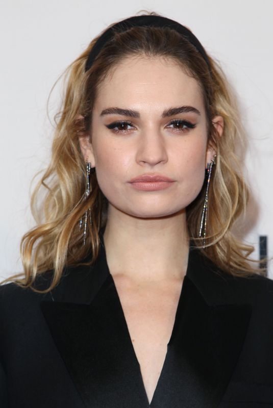 LILY JAMES at Little Woods Screening at Tribeca Film Festival 04/21/2018