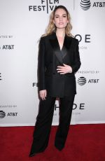 LILY JAMES at Little Woods Screening at Tribeca Film Festival 04/21/2018