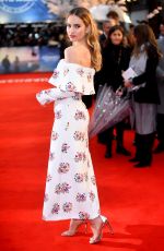 LILY JAMES at The Guernsey Literary and Potato Peel Pie Society Premiere in London 04/09/2018