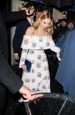 LILY JAMES Leaves The Guernsey Literary and Potato Peel Pie Society After Partyin London 04/09/2018\
