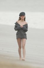 LILY-ROSE DEPP on the Set of a Photoshoot at a Beach in Malibu 04/04/2018