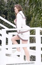 LILY-ROSE DEPP on the Set of a Photoshoot at a Beach in Malibu 04/04/2018