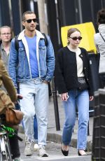 LILY-ROSE DEPP Out and About in Paris 04/29/2018