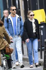 LILY-ROSE DEPP Out and About in Paris 04/29/2018