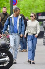 LILY-ROSE DEPP Out and About in Paris 04/29/2018