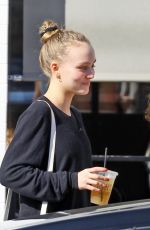 LILY-ROSE DEPP Out for Lunch in Studio City 04/20/2018