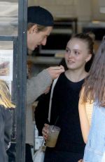 LILY-ROSE DEPP Out for Lunch in Studio City 04/20/2018