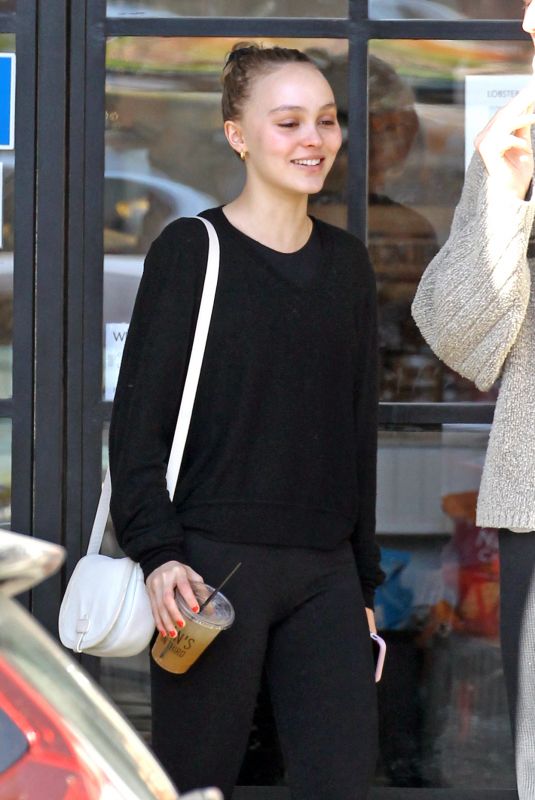 LILY-ROSE DEPP Out for Lunch in Studio City 04/20/2018