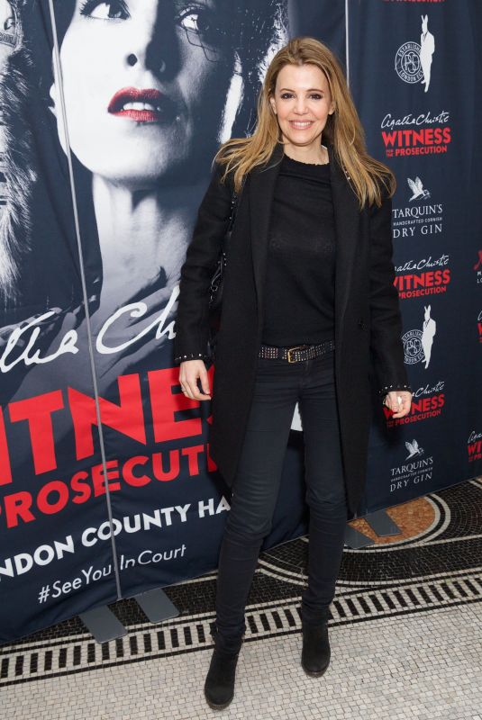 LINDA PAPADOPOULOS at Witness for the Prosecution by Agatha Christie Play in London 04/25/2018