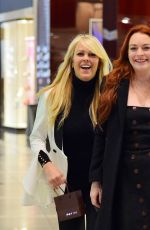 LINDSAY and DINA LOHAN Leaves Michael Lohans Birthday Dinner in New York 04/28/2018