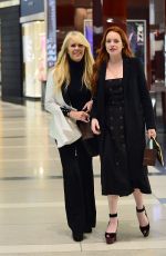 LINDSAY and DINA LOHAN Leaves Michael Lohans Birthday Dinner in New York 04/28/2018
