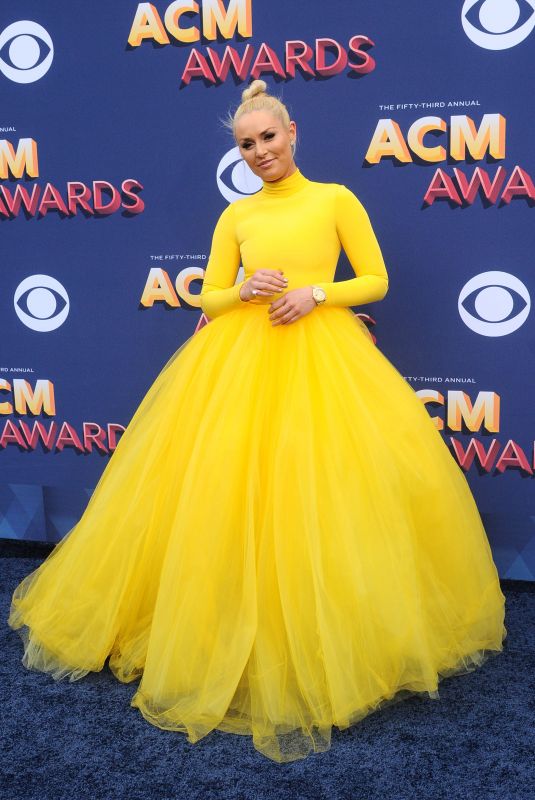 LINDSEY VONN at 2018 ACM Awards in Las Vegas 04/15/2018