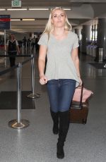 LINDSEY VONN at LAX Airport in Los Angeles 04/20/2018