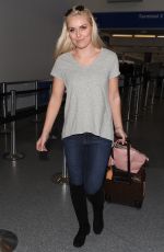 LINDSEY VONN at LAX Airport in Los Angeles 04/20/2018