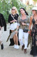 LISA RINNA and KYLE RICHARDS at 2018 Coachella Valley Music and Arts Festival 04/14/2018