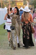 LISA RINNA and KYLE RICHARDS at 2018 Coachella Valley Music and Arts Festival 04/14/2018