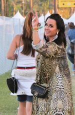 LISA RINNA and KYLE RICHARDS at 2018 Coachella Valley Music and Arts Festival 04/14/2018