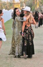 LISA RINNA and KYLE RICHARDS at 2018 Coachella Valley Music and Arts Festival 04/14/2018