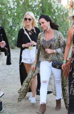 LISA RINNA and KYLE RICHARDS at 2018 Coachella Valley Music and Arts Festival 04/14/2018