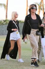 LISA RINNA and KYLE RICHARDS at 2018 Coachella Valley Music and Arts Festival 04/14/2018