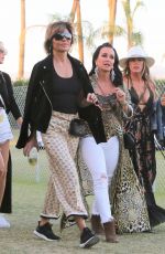 LISA RINNA and KYLE RICHARDS at 2018 Coachella Valley Music and Arts Festival 04/14/2018