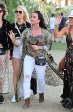 LISA RINNA and KYLE RICHARDS at 2018 Coachella Valley Music and Arts Festival 04/14/2018