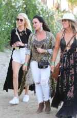 LISA RINNA and KYLE RICHARDS at 2018 Coachella Valley Music and Arts Festival 04/14/2018