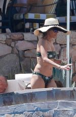 LISA RINNA in Bikini on Vacationing in Cabo San Lucas 04/03/2018