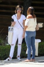 LISA RINNA in Ripped Jeans Out in Beverly Hills 04/10/2018