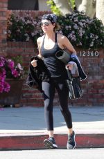 LISA RINNA Leaves Yoga Class in Studio City 04/08/2018