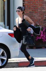 LISA RINNA Leaves Yoga Class in Studio City 04/08/2018