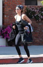 LISA RINNA Leaves Yoga Class in Studio City 04/08/2018