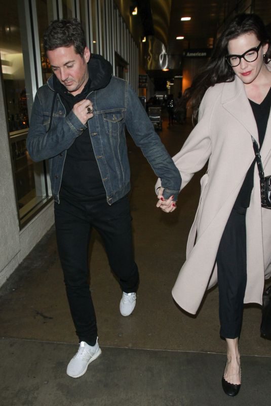 LIV TYLER at Los Angeles International Airport 04/15/2018
