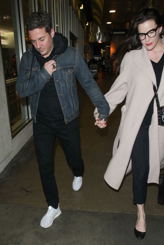 LIV TYLER at Los Angeles International Airport 04/15/2018