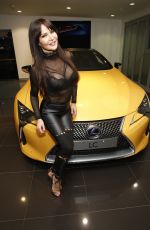 LIZZIE CUNDY at Lexus LS 500 Launch in London 04/19/2018