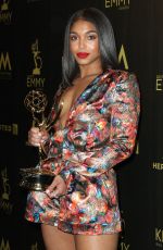 LORI HARVEY at Daytime Emmy Awards 2018 in Los Angeles 04/29/2018