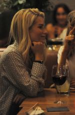 LOTTIE MOSS, EMILY BLACKWELL, SOPHIE BABBOO and FRANKIE GAFF at Bluebird Restaurant in London 04/03/2018