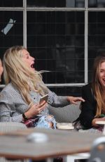 LOTTIE MOSS, EMILY BLACKWELL, SOPHIE BABBOO and FRANKIE GAFF at Bluebird Restaurant in London 04/03/2018