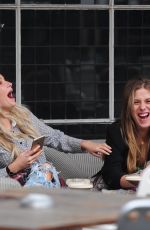 LOTTIE MOSS, EMILY BLACKWELL, SOPHIE BABBOO and FRANKIE GAFF at Bluebird Restaurant in London 04/03/2018