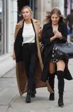 LOTTIE MOSS, EMILY BLACKWELL, SOPHIE BABBOO and FRANKIE GAFF at Bluebird Restaurant in London 04/03/2018