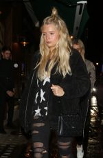 LOTTIE MOSS Night Out at Soho House in London 04/09/2018