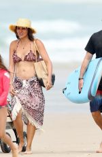 LUCIANA BARROSO in Bikini Top at a Beach in Byron Bay 03/29/2018
