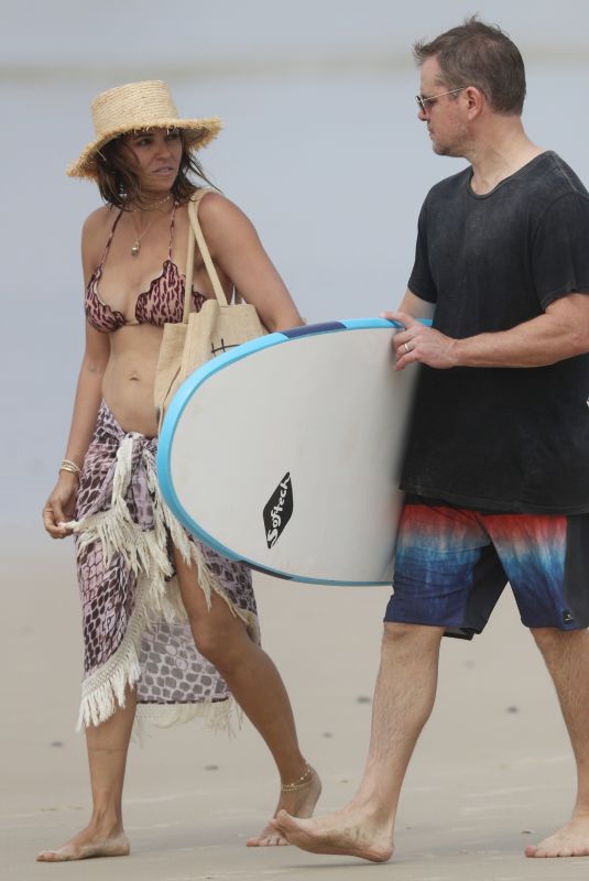 LUCIANA BARROSO in Bikini Top at a Beach in Byron Bay 03/29/2018