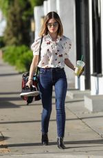 LUCY HALE Heading and Leaves a Gym in Los Angeles 04/03/2018