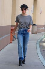 LUCY HALE in Jeans Out for Coffee in Los Angeles 04/04/2018
