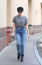 LUCY HALE in Jeans Out for Coffee in Los Angeles 04/04/2018