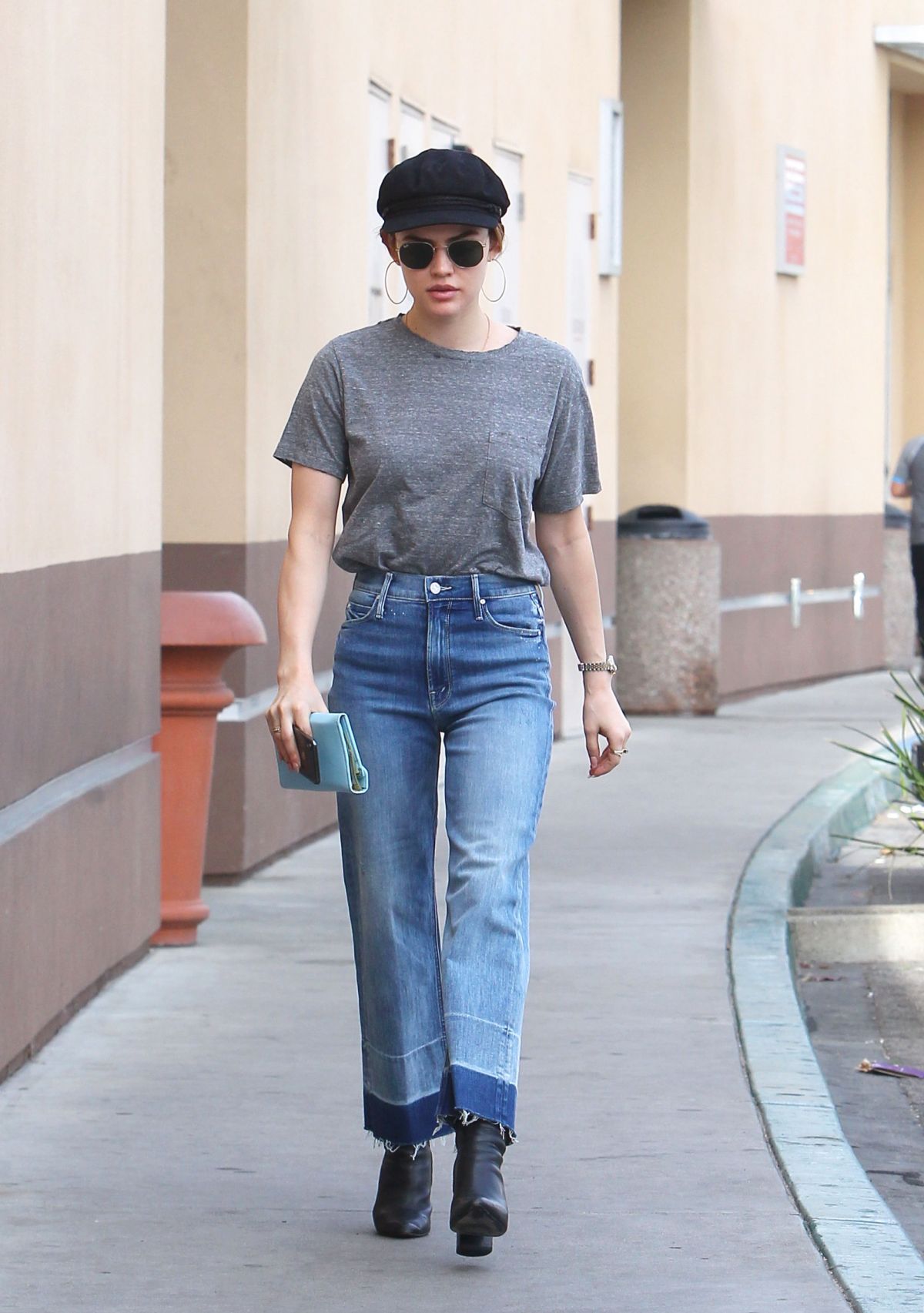LUCY HALE in Jeans Out for Coffee in Los Angeles 04/04/2018 – HawtCelebs