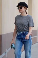 LUCY HALE in Jeans Out for Coffee in Los Angeles 04/04/2018