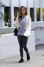 LUCY HALE Out and About in Pasadena 04/28/2018