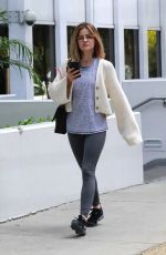 LUCY HALE Out and About in Pasadena 04/28/2018